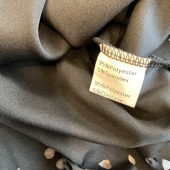 Grace Karin Black Laser Scalloped Hem Pencil Skirt, Size 2XL NEW - Picture 7 of 7